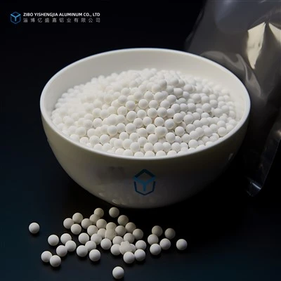 Gred perindustrian yang sangat berliang diaktifkan bola alumina (kawasan permukaan lebih besar daripada atau sama dengan 200m² /g)
